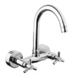 Parryware Quarter – turn Range Trio Sink Mixer Wall Mounted