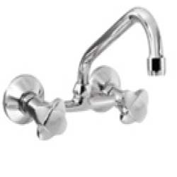 Parryware Half – turn Range Amber Sink Mixer Wall Mounted