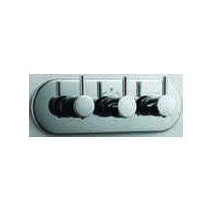 Jaquar Single lever- Florentine Concealed 4-Way Divertor Set
with Hot & Cold Concealed Stop
Cock with Built-in Non-Return
Valves (Composite One Piece
Body)