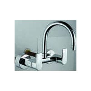 Jaquar Single Lever- Aria Sink Mixer with Regular Swinging Spout
(Wall Mounted Model) With Connecting
Legs & Wall Flanges