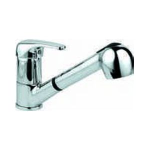 Jaquar Single Lever- Astra Single Lever Sink Mixer (Table
Mounted) with Extractable Hand
Shower Dual Flow Complete with
1.2m long tube with 450mm long
Braided Hoses