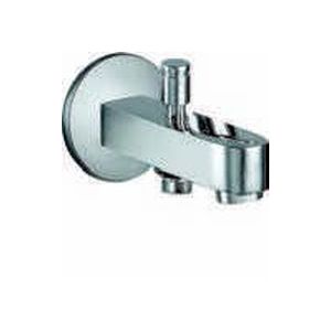 Jaquar Bathtub Spouts->Fusion Bath Tub Spout with Button
Attachment for Hand Shower with
Wall Flange