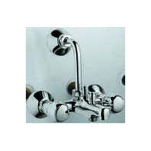 Jaquar Quarter Turn- Clarion Wall Mixer 3-in-1 System with
Provision for both Hand Shower &
Overhead Shower Complete with
115mm Long Bend Pipe on Upper
Side, Connecting Legs & Flanges
(without Hand & Overhead
Shower)
