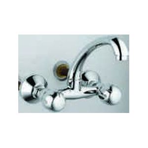 Jaquar Quarter Turn- Clarion Sink Mixer With Swinging Casted Round
Shape Spout (Wall Mounted Model) with
Connecting Legs & Wall Flanges
Also available