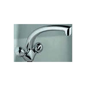 Jaquar Quarter Turn- Clarion Sink Mixer with Extended Spout
(Table Mounted Model) with
450mm Long Braided Hoses