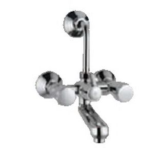 Jaquar Full Turn- Continental Wall Mixer with Provision For
Overhead Shower with 115mm
Long Bend Pipe On Upper Side,
Connecting Legs & Wall Flanges