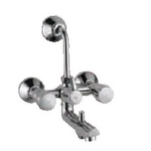 Jaquar Full Turn- Continental Wall Mixer 3-in-1 System with Provision
for both Hand Shower and Overhead
Shower Complete with 115mm Long
Bend Pipe, Connecting Legs & Wall
Flange (without Hand & Overhead
Shower)
