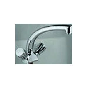 Jaquar Full Turn- Continental Sink Mixer with Extended Spout
(Table Mounted Model) with
450mm Long Braided Hoses