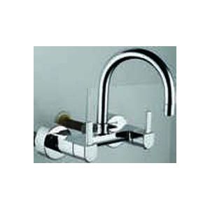 Jaquar Single Lever- Arc Sink Mixer with Regular Swinging Spout
(Wall Mounted Model) With Connecting
Legs & Wall Flanges