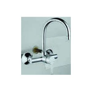 Jaquar Single Lever- Fusion Single Lever Sink Mixer With Swinging
Spout on Upper Side (Wall Mounted
Model) With Connecting Legs & Wall
Flanges