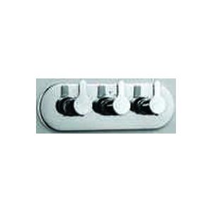 Jaquar Single Lever- Fusion Concealed 4-Way Divertor Set with Hot
& Cold Concealed Stop Cock with Built-
in Non-Return Valves (Composite One
Piece Body)