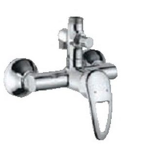 Jaquar Single Lever- Ornamix Single Lever Exposed Shower Mixer
With Provision For Connection to
Exposed Shower Pipe (SHA-1213) &
Hand Shower With Connecting Legs &
Wall Flanges