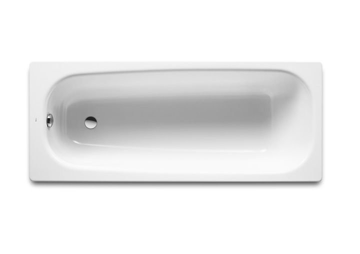 ContinentalRectangular cast iron bath with antislip base 1500 x 700 x
